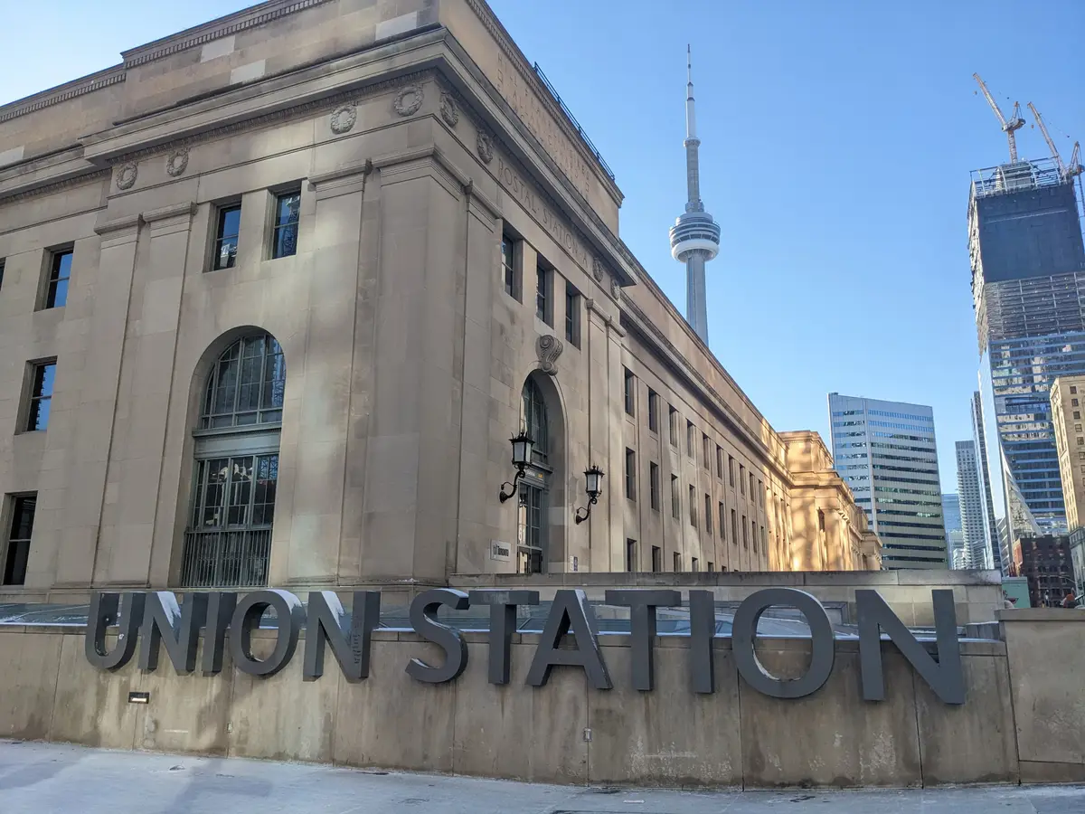 The Union Station building in Toronto